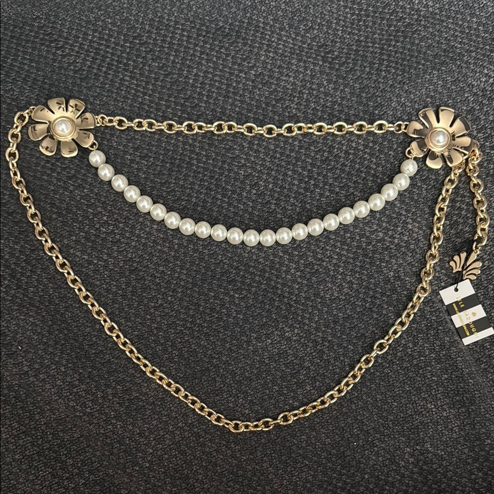 PEARL DAISY CHAIN BELT